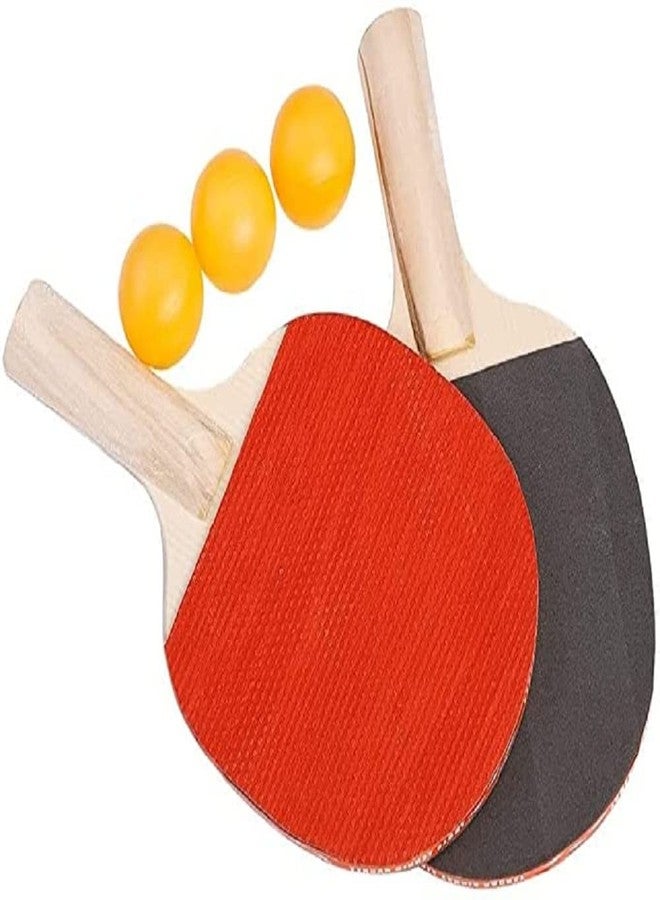 Naivete Table Tennis 2 Racquet and 3 Balls(Multi Color,1 pc) - Image 4